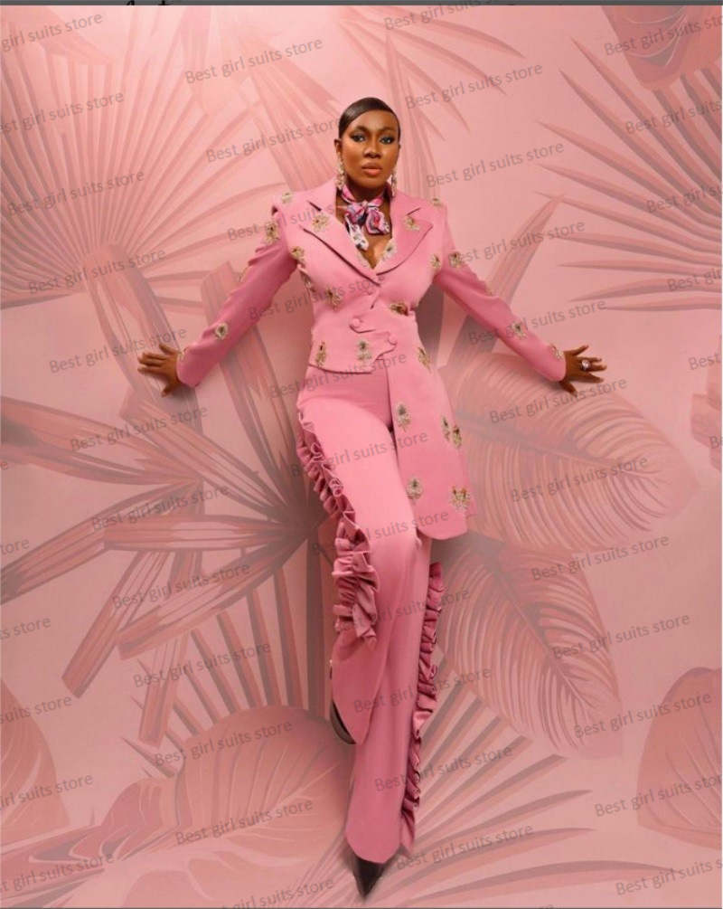 Women'S Formal Wear Wedding Guest - Conjunto de terno de casamento feminino,