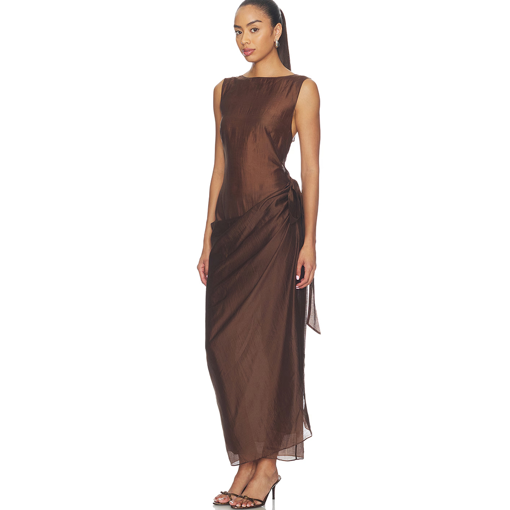 Women'S Formal Wear Wedding Guest - Vestidos de Noite Sem Mangas com