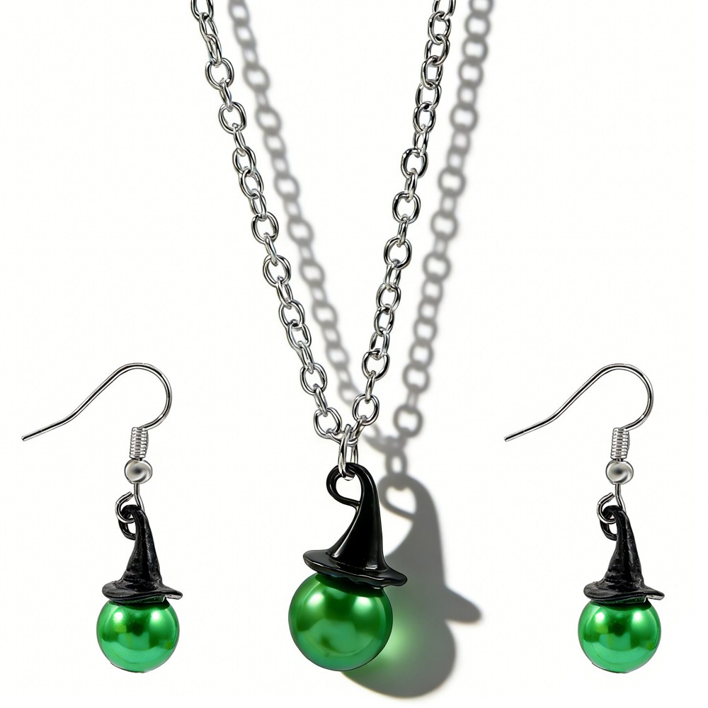 Pearl Necklace Set - Conjunto de Joias de Colar e