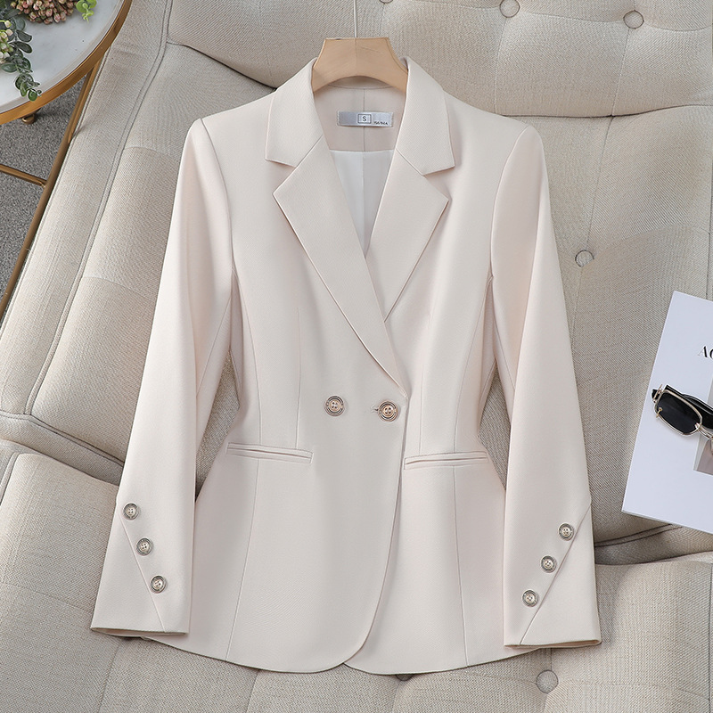 Formal Winter Wear Women Jacket - Blazer feminino de cor sólida com