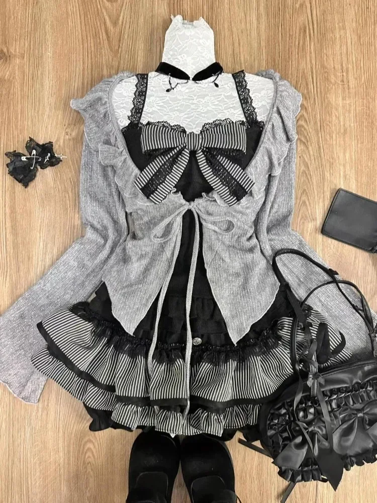Vintage Women'S Formal Wear - Doce lolita vintage ternos feminino babados
