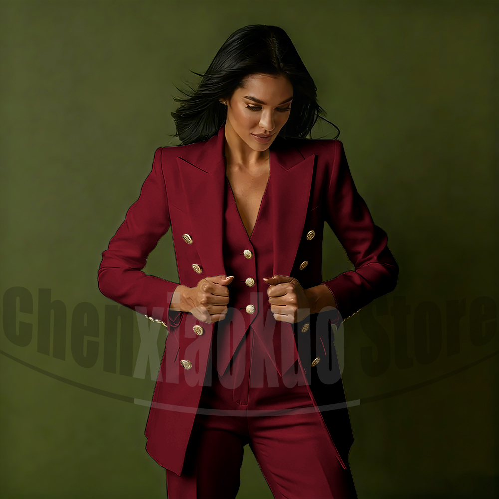 Conjunto de terno de três peça - Women Formal Wear For Party avaliação e preço