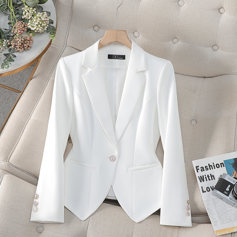 Novo Blazer Feminino Formal da - Formal Winter Wear Women Jacket avaliação e preço