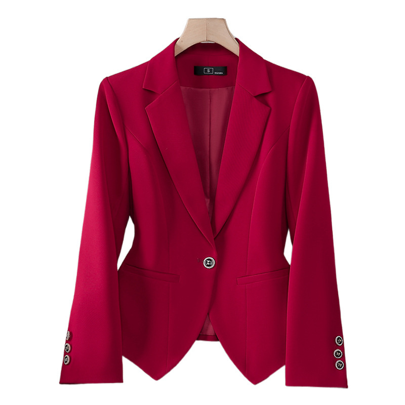 Novo Blazer Feminino Formal da - Formal Winter Wear Women Jacket avaliação e preço