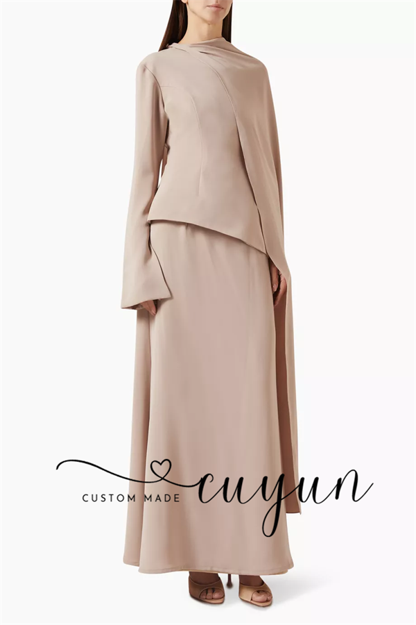 Cuyun personalizado cáqui mode - Women'S Formal Wear Wedding Guest avaliação e preço