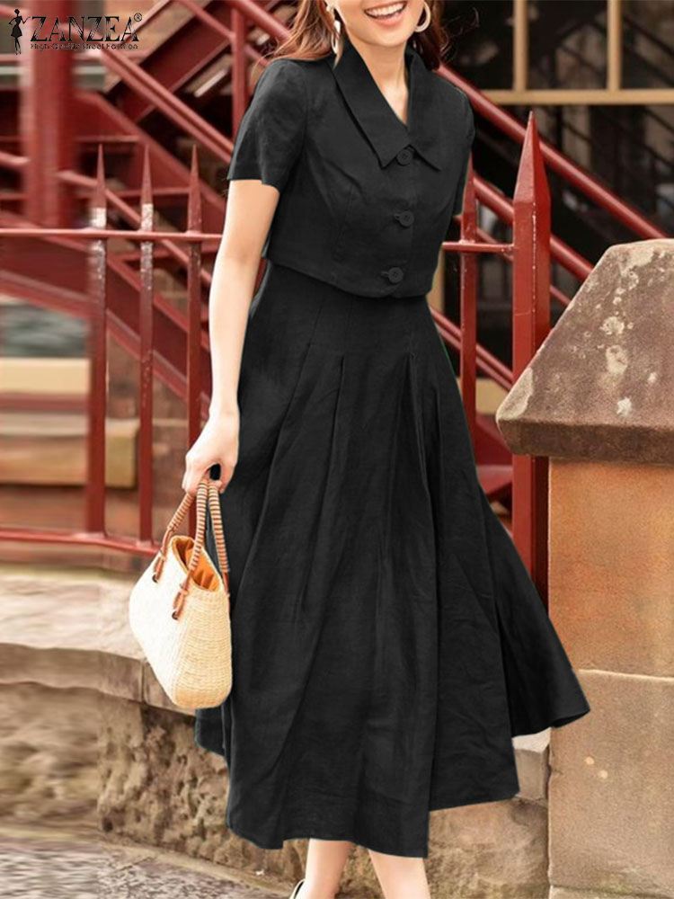 Zanzea conjuntos de duas peças - Vintage Women'S Formal Wear avaliação e preço