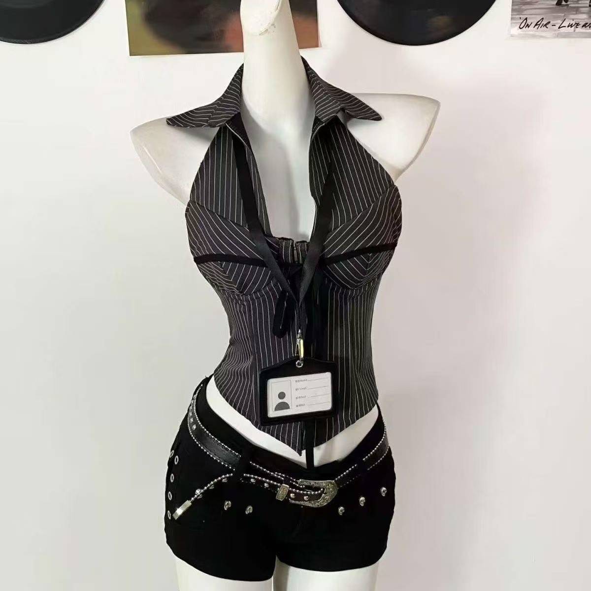 Conjunto de Shorts Vintage Est - Vintage Women'S Formal Wear avaliação e preço