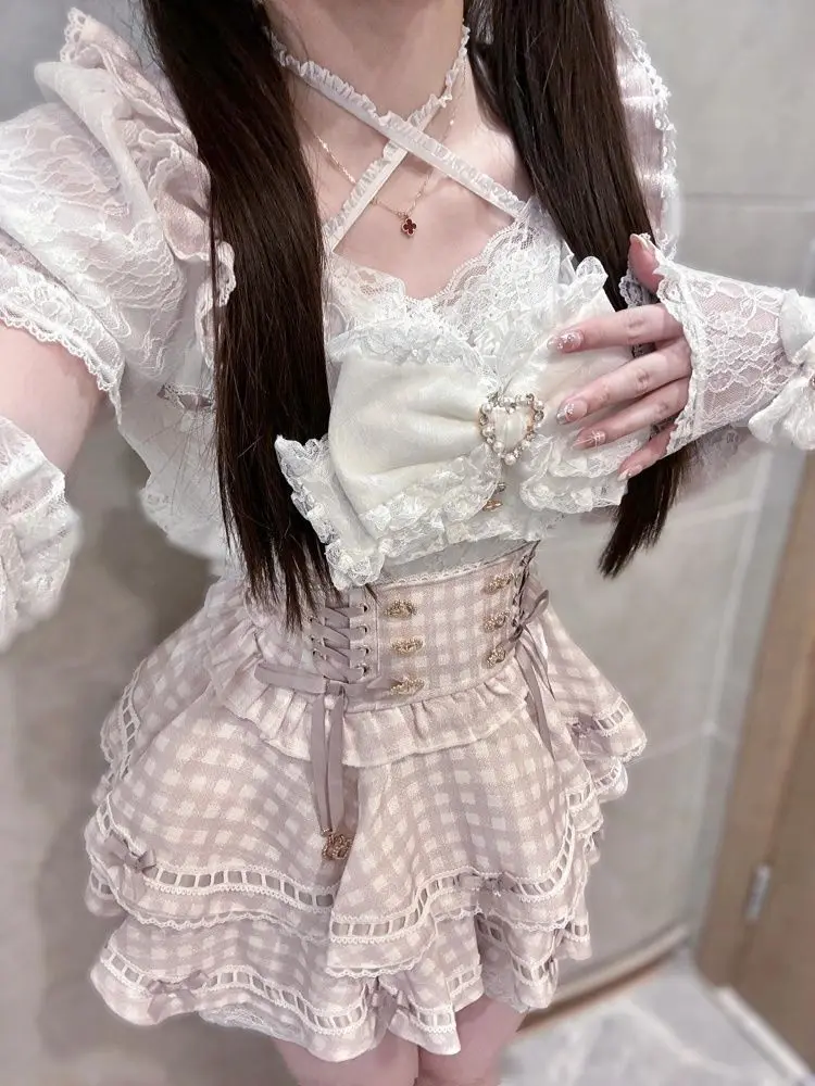 Verão japonês gótico y2k lolit - Vintage Women'S Formal Wear avaliação e preço