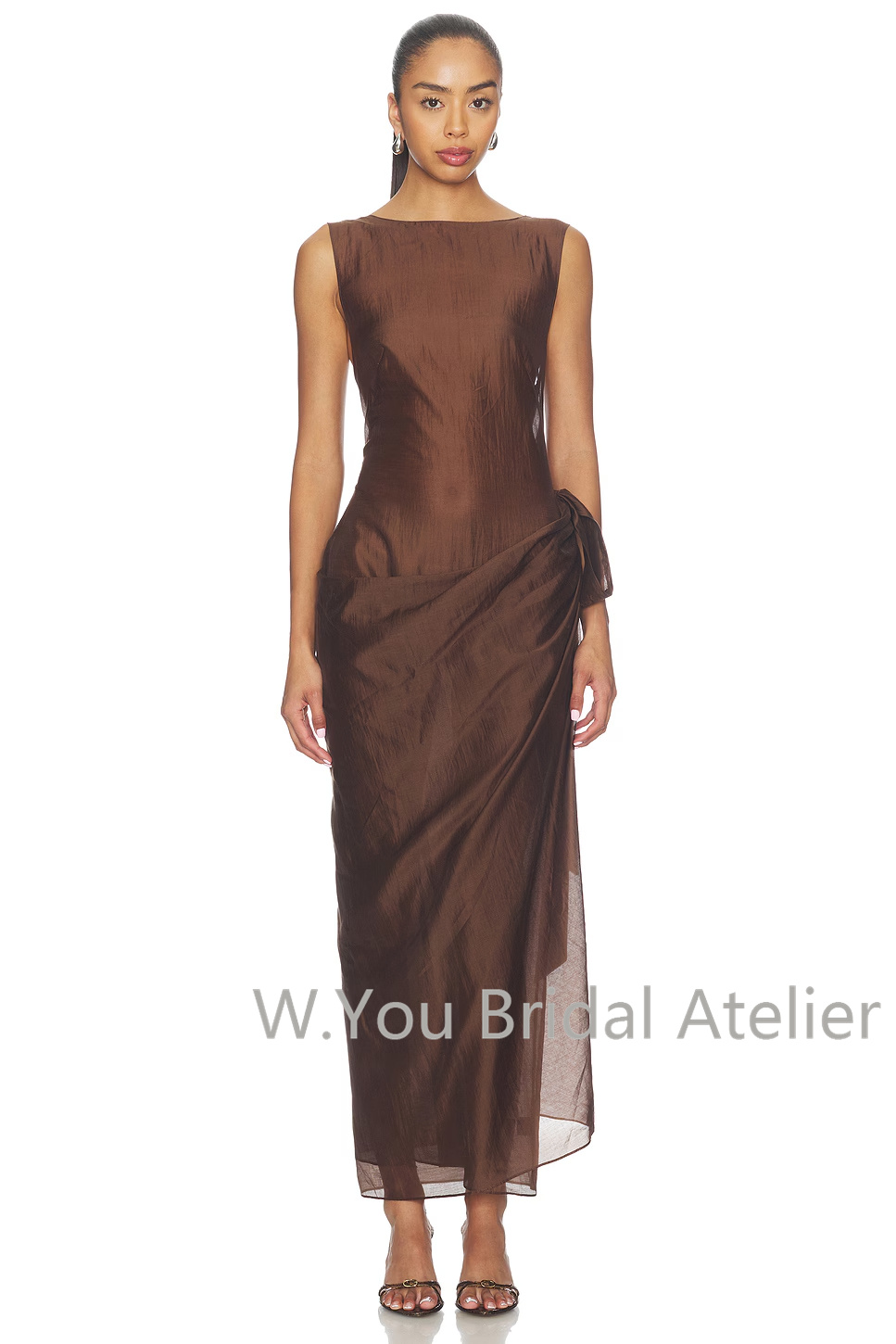 Vestidos de Noite Sem Mangas c - Women'S Formal Wear Wedding Guest avaliação e preço