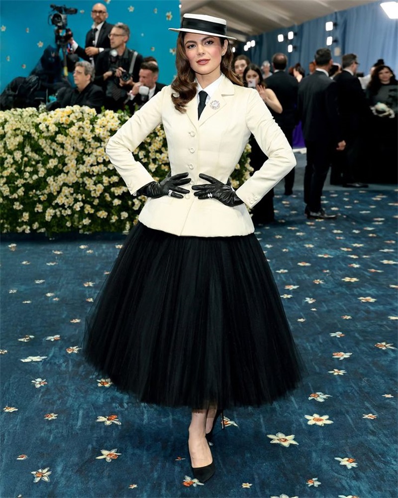 Branco feminino ternos de escr - Women Formal Wear Black And White avaliação e preço