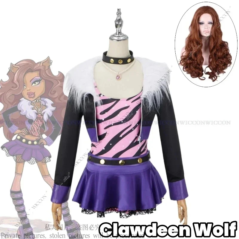 A,8;h/Clawdeen Wolf Monster Fa - Pearl Necklace Set avaliação e preço