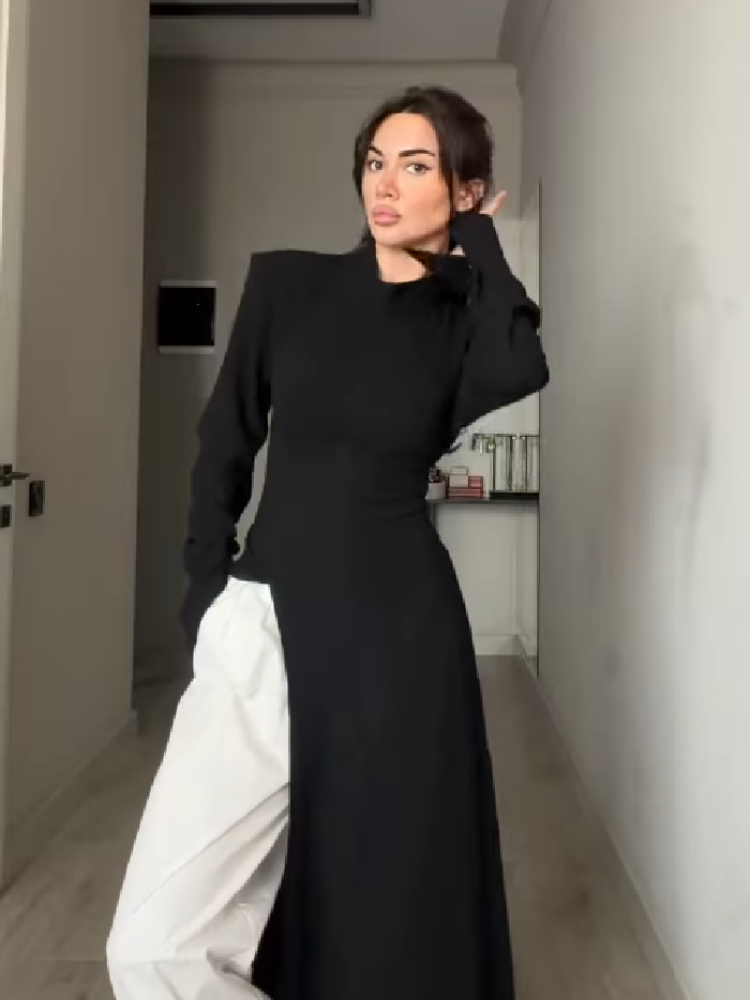 Vestido Maxi Elegante Feminino - Women'S Office Formal Wear For Ladies avaliação e preço