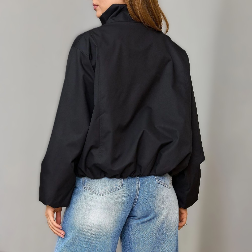 Jaqueta Casual Feminina com Go - Formal Winter Wear Women Jacket avaliação e preço