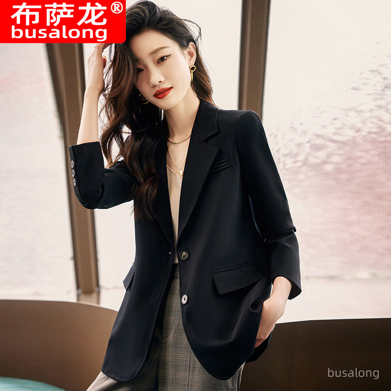 Blazer jaqueta outono inverno  - Formal Winter Wear Women Jacket avaliação e preço