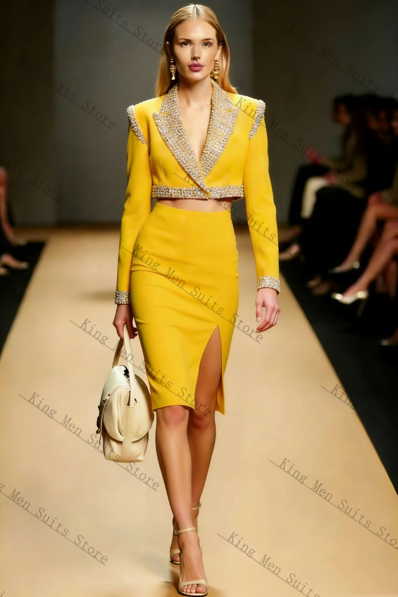 Conjunto Feminino de Saia e Bl - Women'S Formal Wear Wedding Guest avaliação e preço