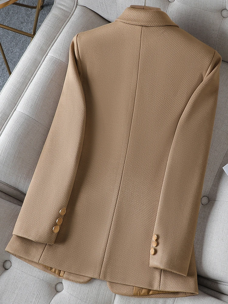 Moda senhoras blazer feminino  - Formal Winter Wear Women Jacket avaliação e preço