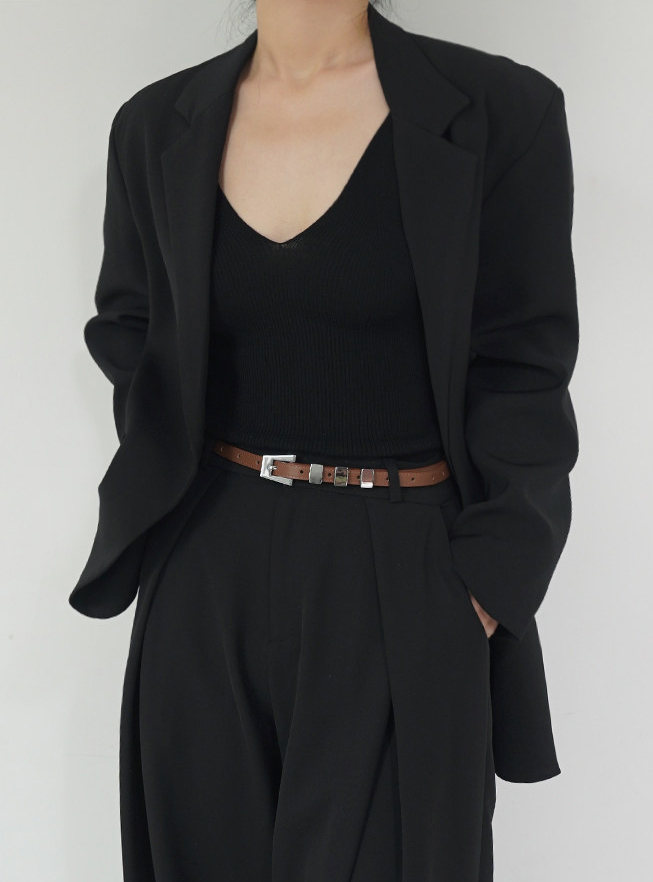 Cinto fino de couro para mulhe - Women Formal Wear With Jeans avaliação e preço