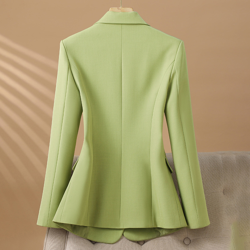 Blazer Feminino Elegante de Ma - Formal Winter Wear Women Jacket avaliação e preço