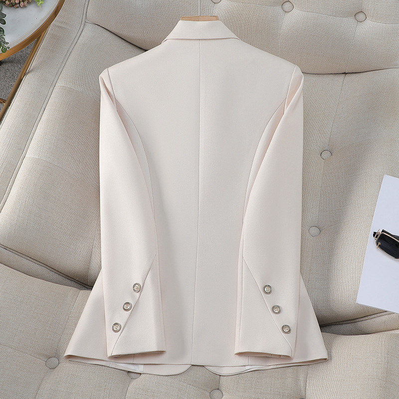 Blazer feminino de cor sólida  - Formal Winter Wear Women Jacket avaliação e preço