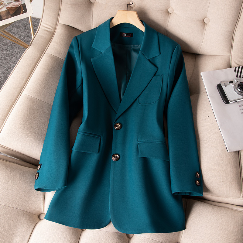 Azul preto verde feminino form - Formal Winter Wear Women Jacket avaliação e preço